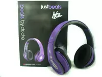 monster earphonebeats by dr.dre purple